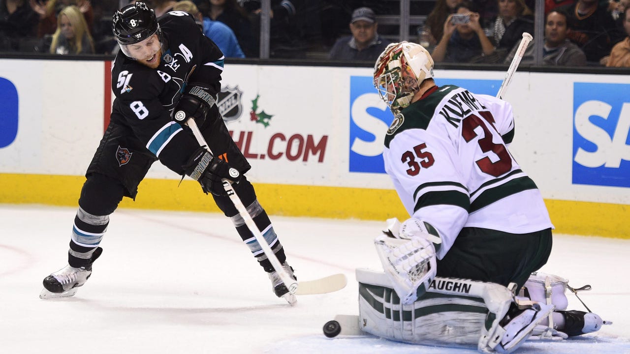 Wild can't cool down hot Sharks, fall 2-1